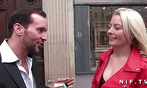 French blonde fucked ...