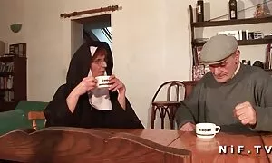 French nun anal an h ...